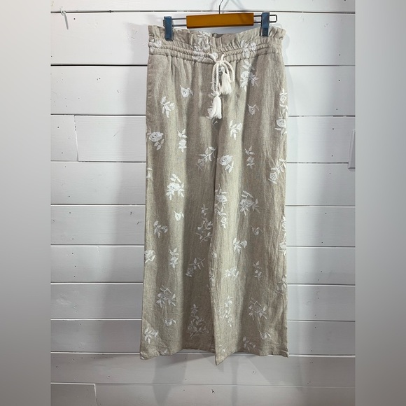 House of Harlow 1960 Pants - HOUSE OF HARLOW 1960 – Pantalon large à taille élastique – Taille S